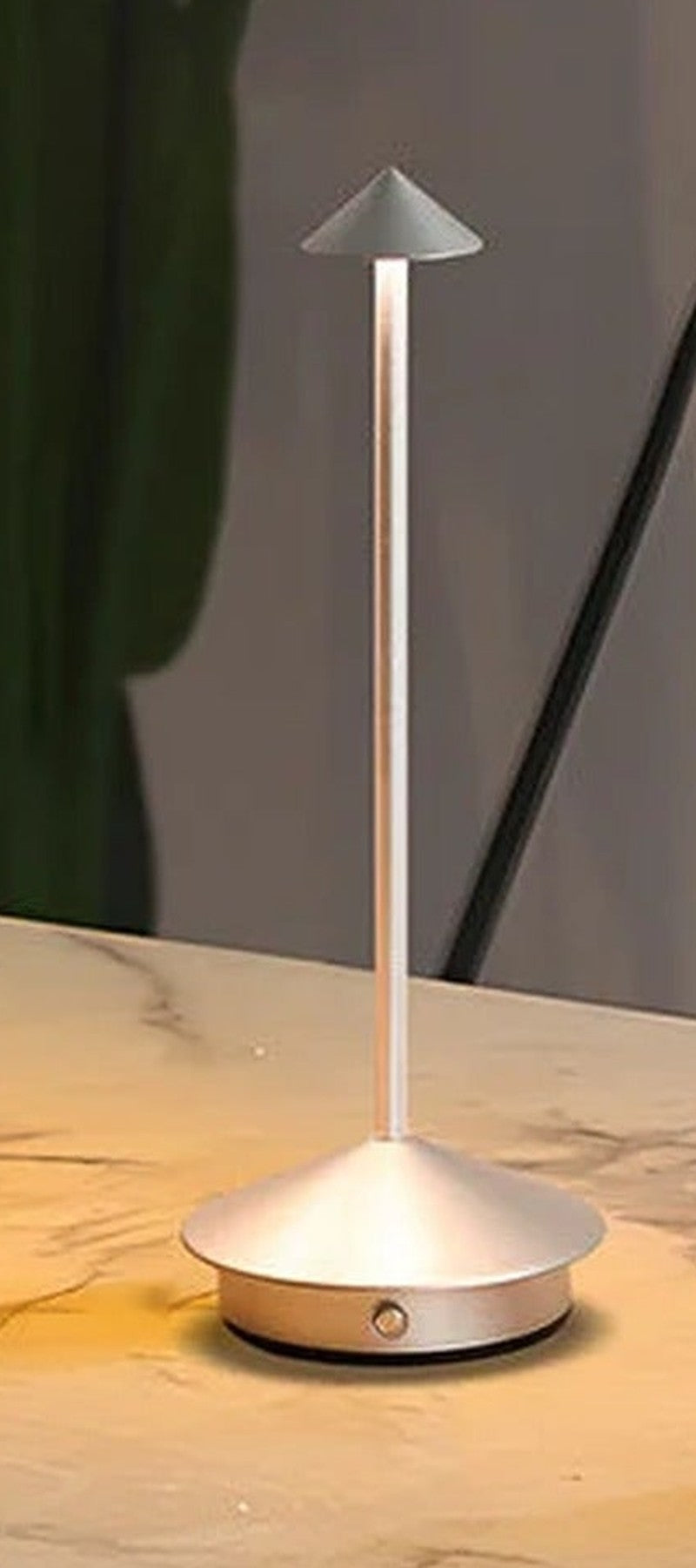 Cordless LED Table Lamp: USB Rechargeable