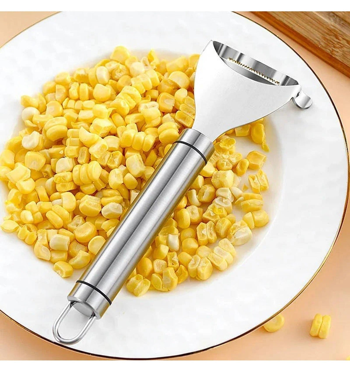 Corn Peeler: Takes Three To Four Rows At Once