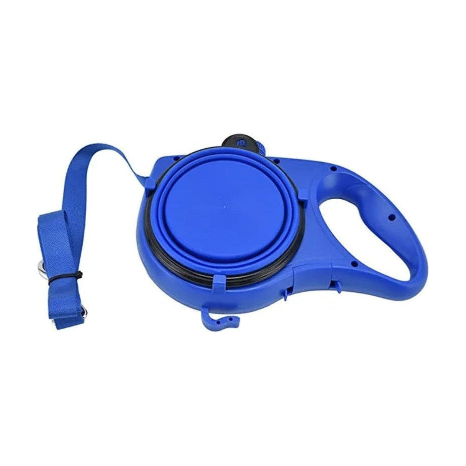 Dog Lead: Water Bottle, Folding Bowl, Bag Holder