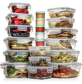 Food Storage Set: Twenty Containers, Sealed Lids