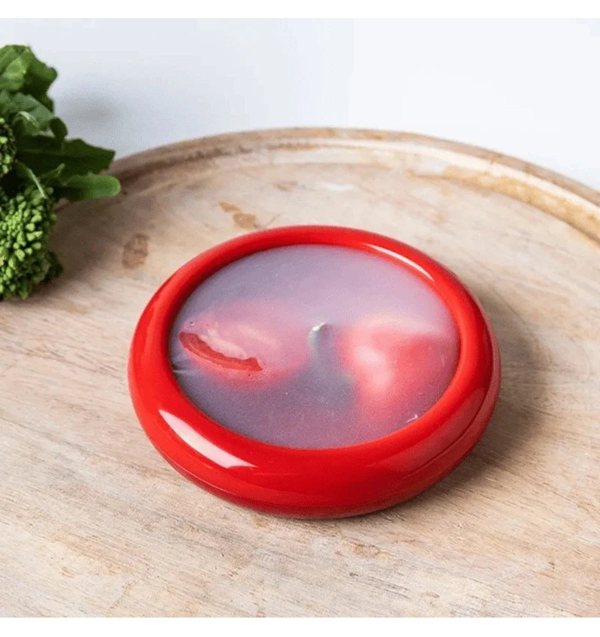 Produce Saver Cover: Flexible Dome For Cut Fruit
