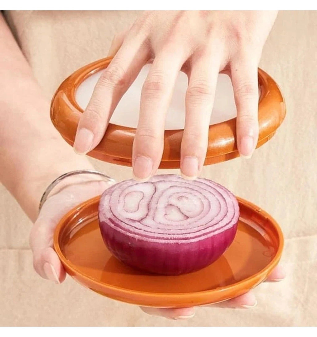 Produce Saver Cover: Flexible Dome For Cut Fruit
