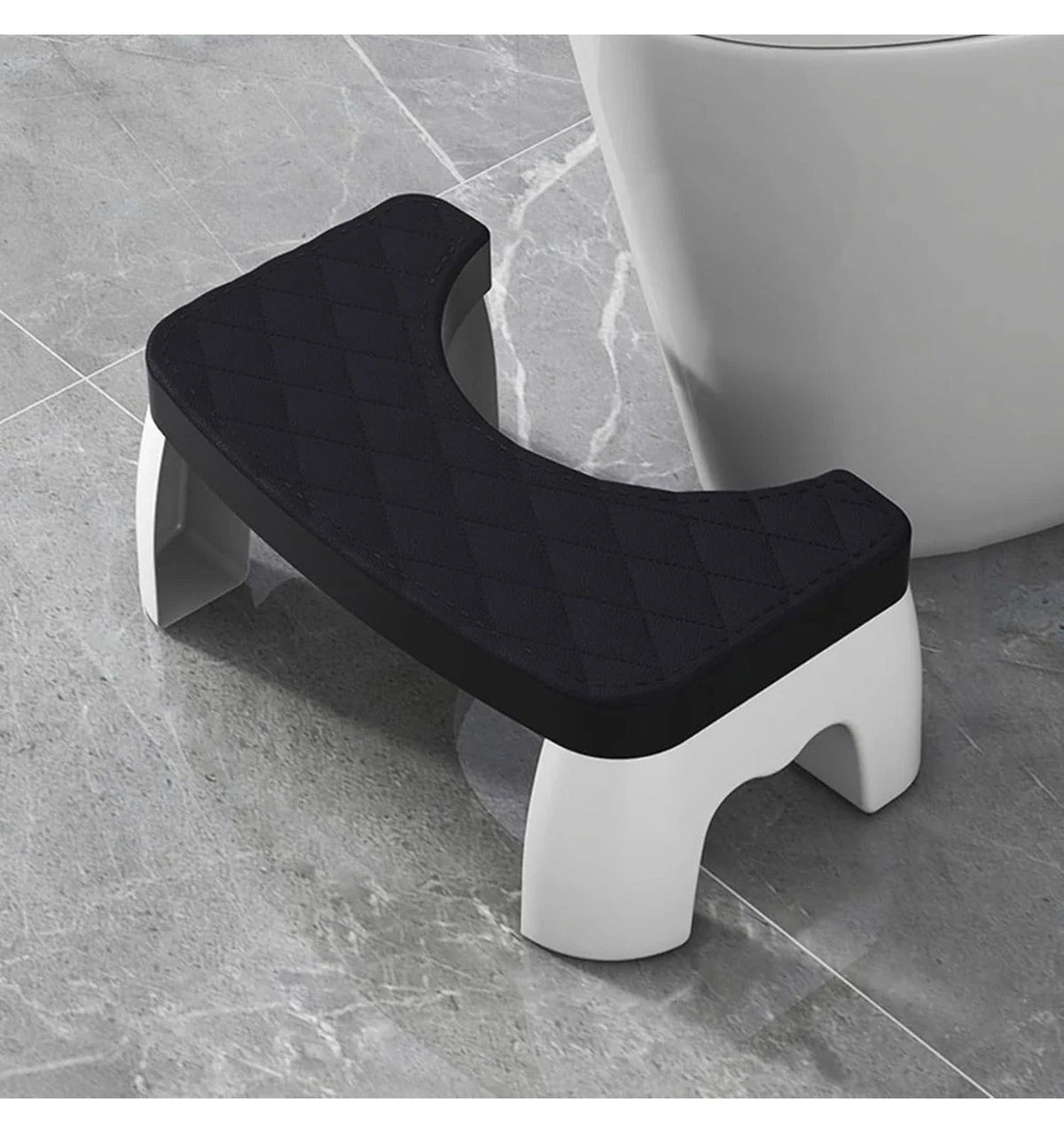 Toilet Step Stool: Non-Slip, Compact