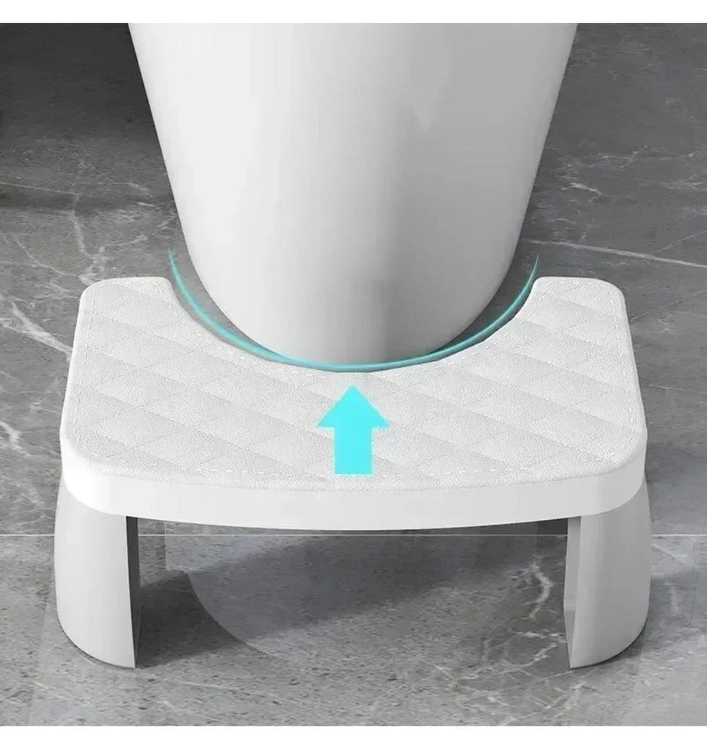 Toilet Step Stool: Non-Slip, Compact