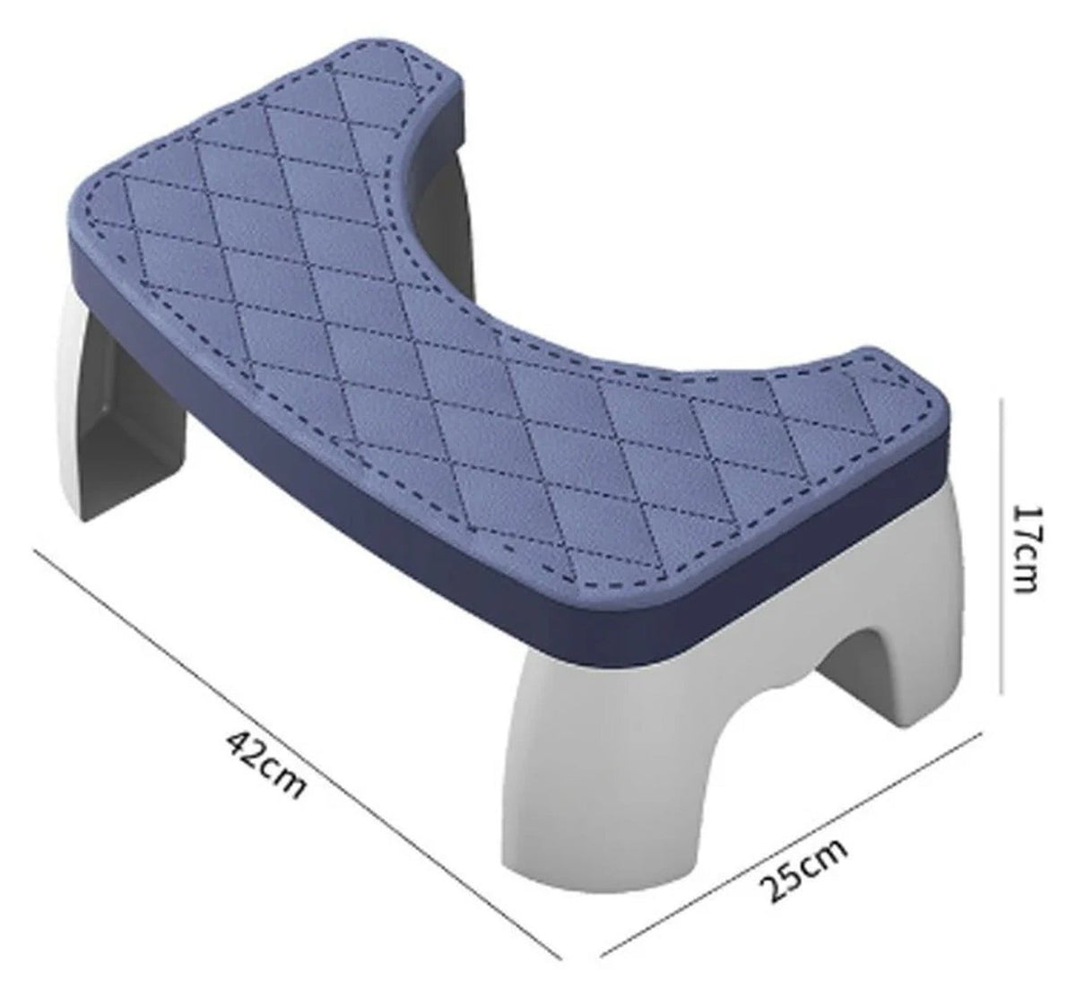 Toilet Step Stool: Non-Slip, Compact