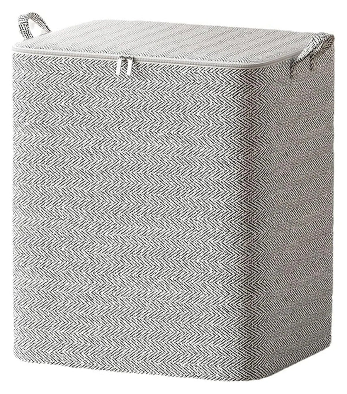 XL Clothes Storage Box: Handles, Detachable Lid